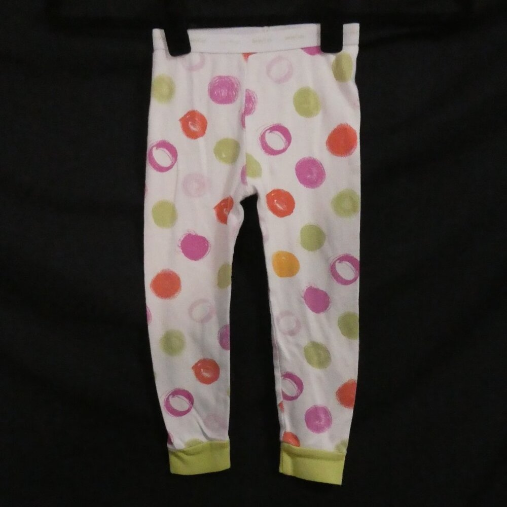 BABY GAP Toddler 2 years Colorful Polka Dot Cotton Pajama Pants With Cuffed Hems
